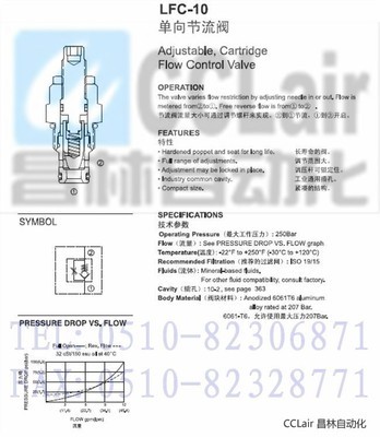 無錫市昌林自動(dòng)化科技LFC-10-K系列單向節(jié)流閥產(chǎn)品解析
